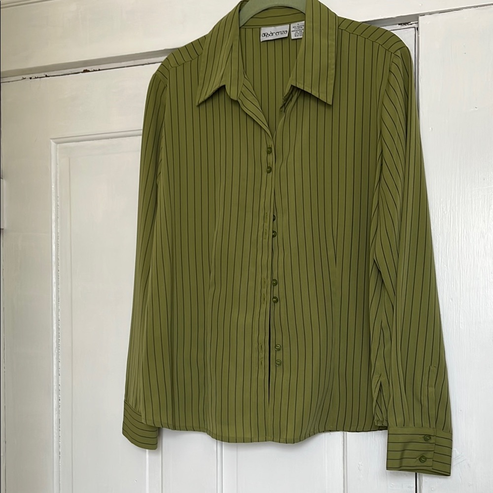 🥑 Vintage Appàrenza Button-Down - Sz L